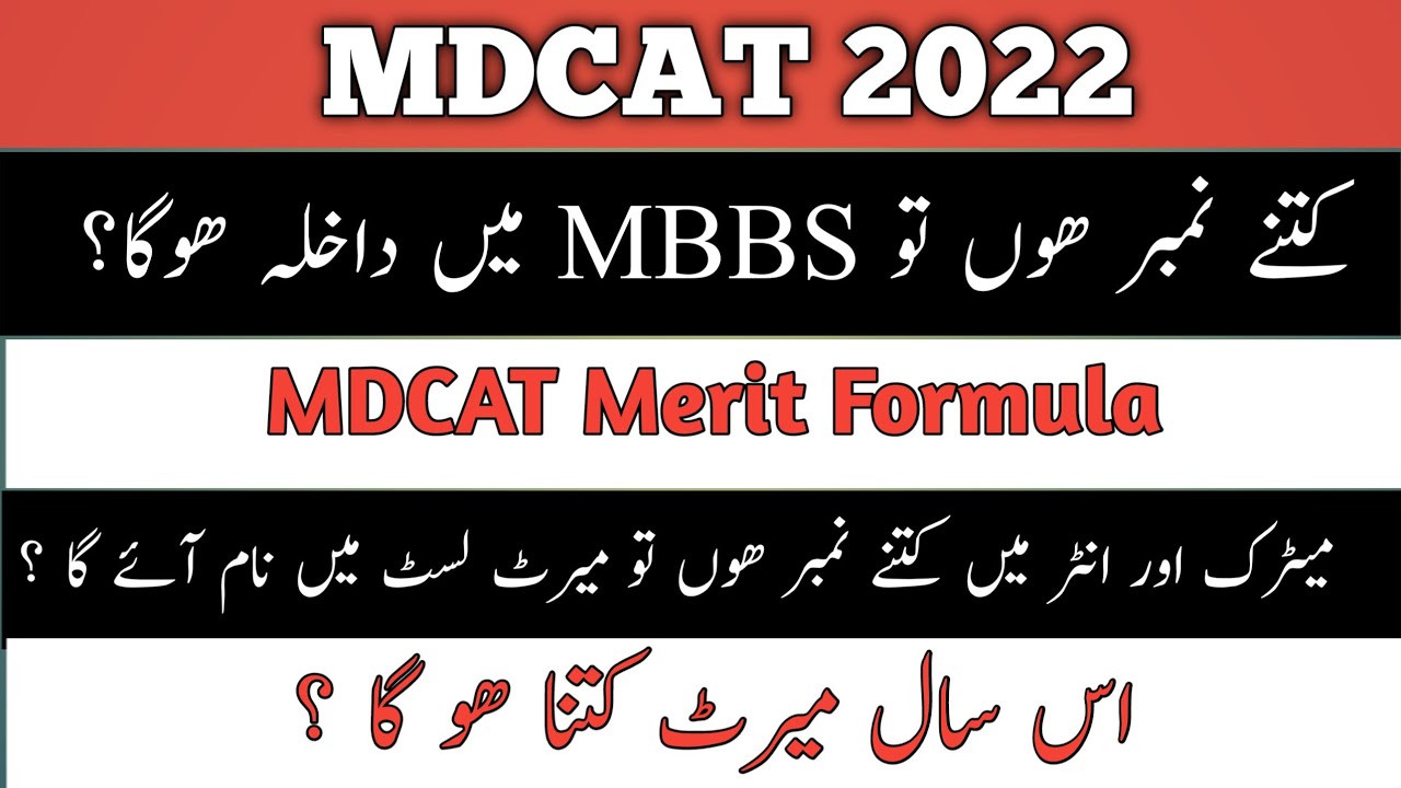 MDCAT 2022 Latest News |MDCAT Expected Merit Closing in 2022 | Hammad Speaks