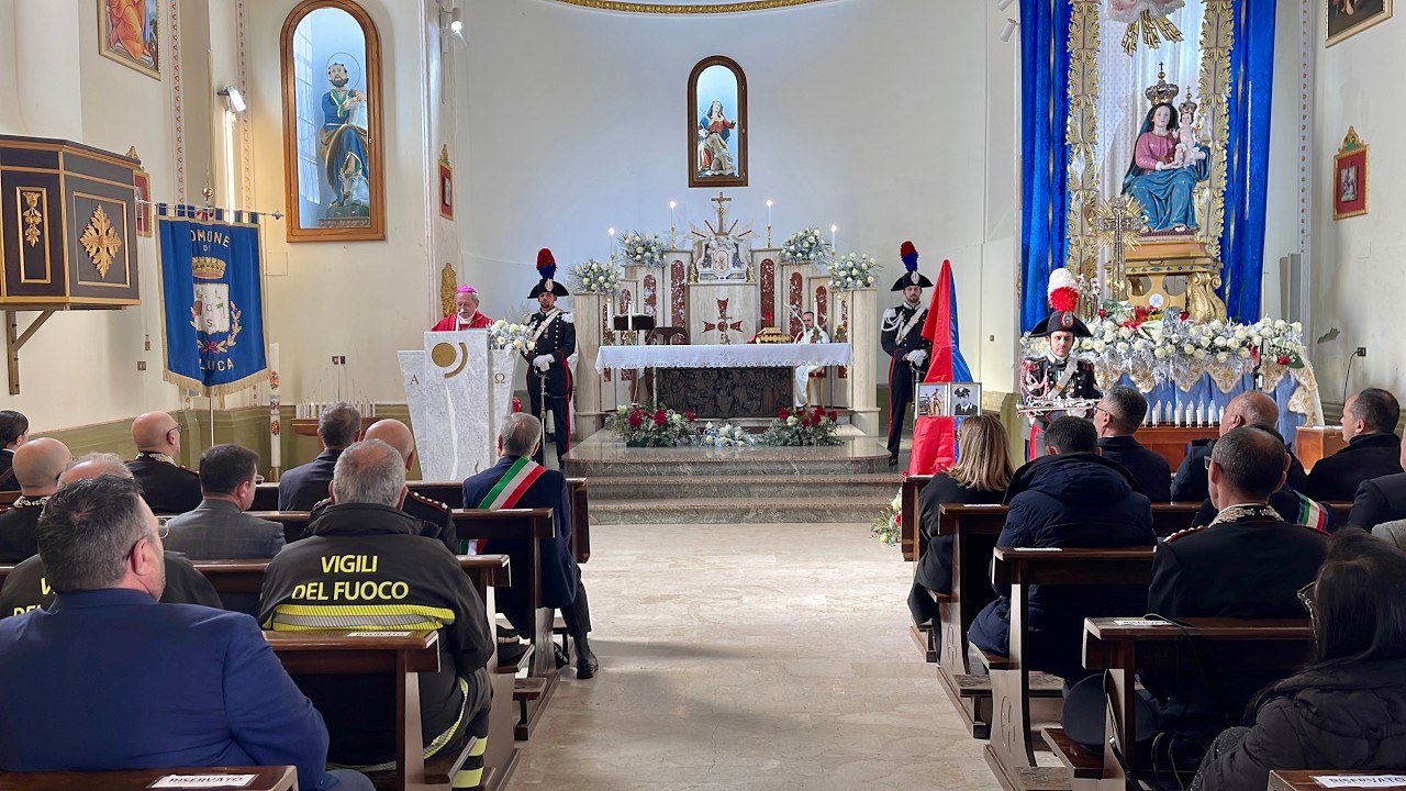 SAN LUCA - 41^ commemorazione Brig. Carmine Tripodi gli interventi del Vescovo e Comandante Prov. CC