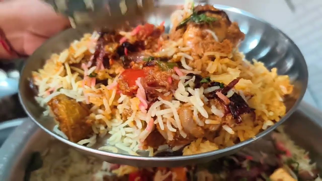 Chicken Biryani receipe🐓🍗#marathirecipe #foodvlog#chickenbiryani#homecooking#restaurantstyle