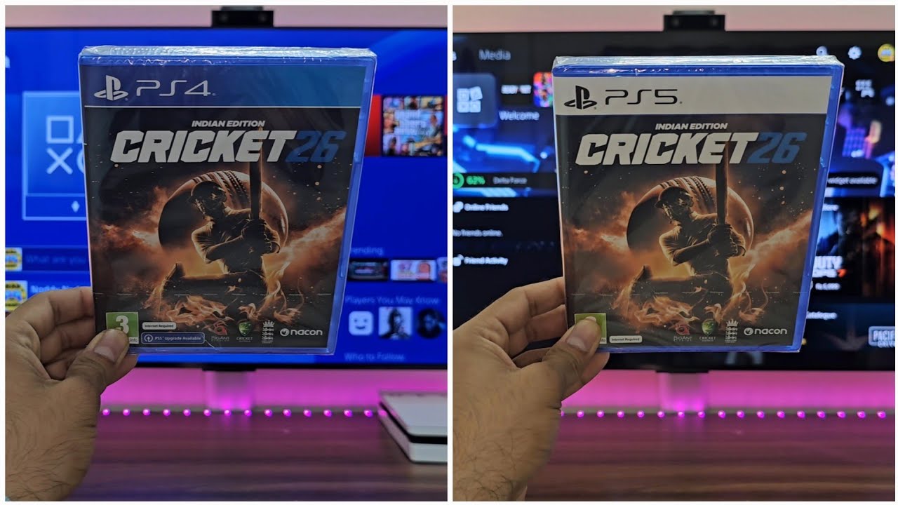Сравнение Cricket 26 (PS4 и PS5)