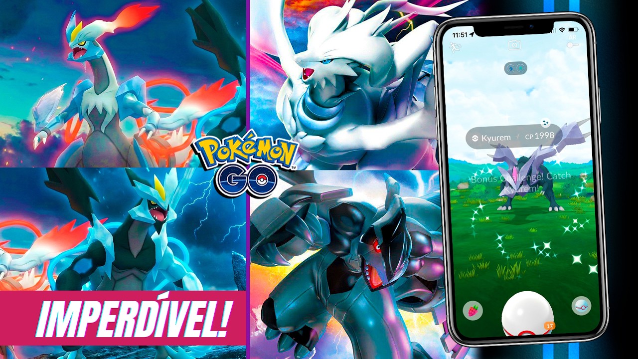 IMPERDÍVEL! Fusões do Kyurem Shiny ✨ AGORA no Pokémon GO! Guia de Raid!