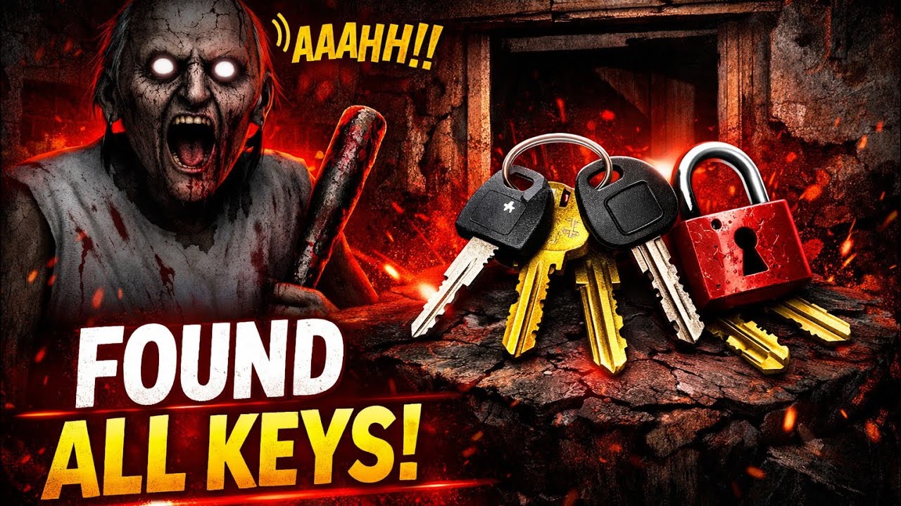 Found car keys and master key |in Grenny game 