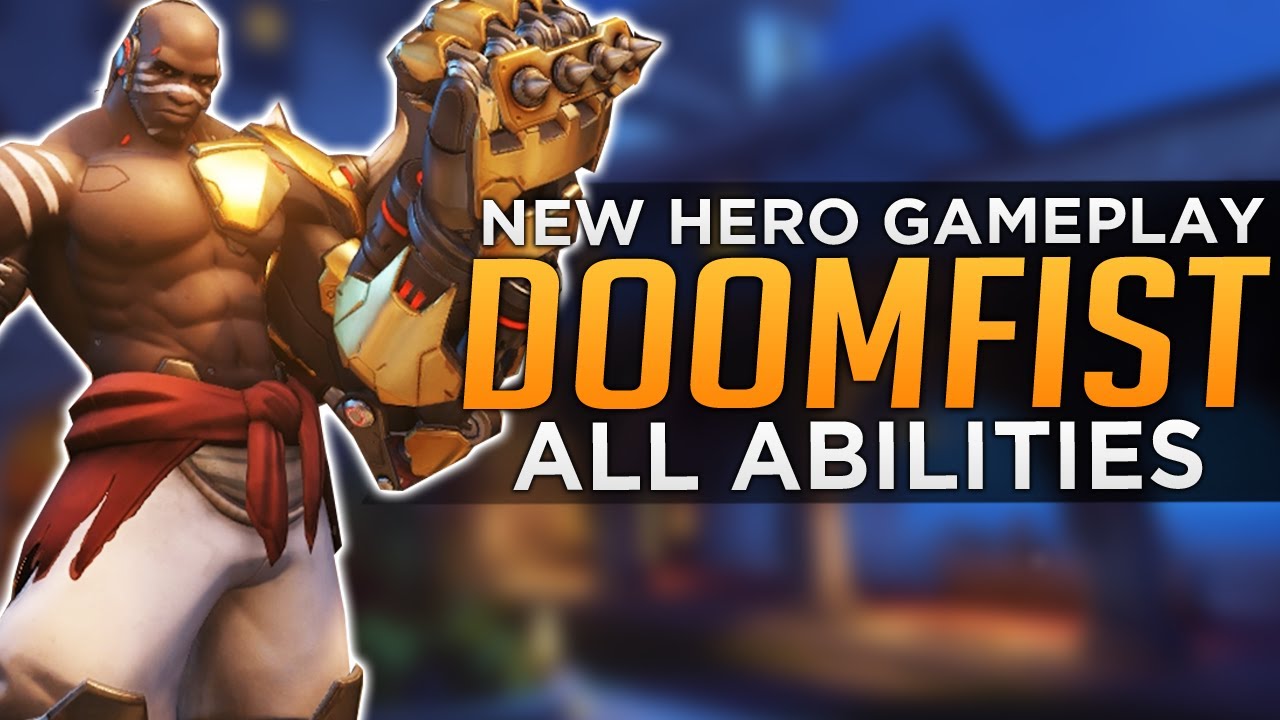 Overwatch: DOOMFIST GAMEPLAY! - All Abilities Breakdown