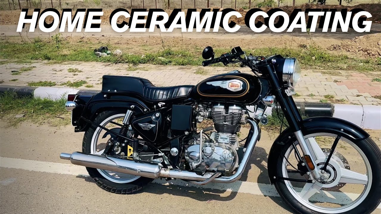 Bullet 350 Ceramic Coating Kaise Kare? | Ceramic Coating at Home @AmitDhullOfficial 