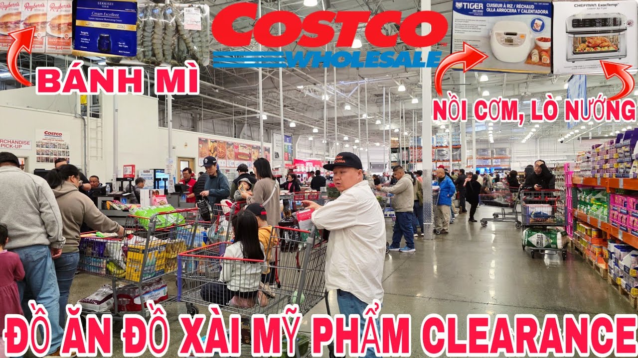 COSTCO WHOLESALE SAN LEANDRO THÁNG 12! GIẢM GIÁ SỐC, CLEARANCE Đồ Ăn, Mỹ Phẩm, Đồ Xài GIÁ RẺ