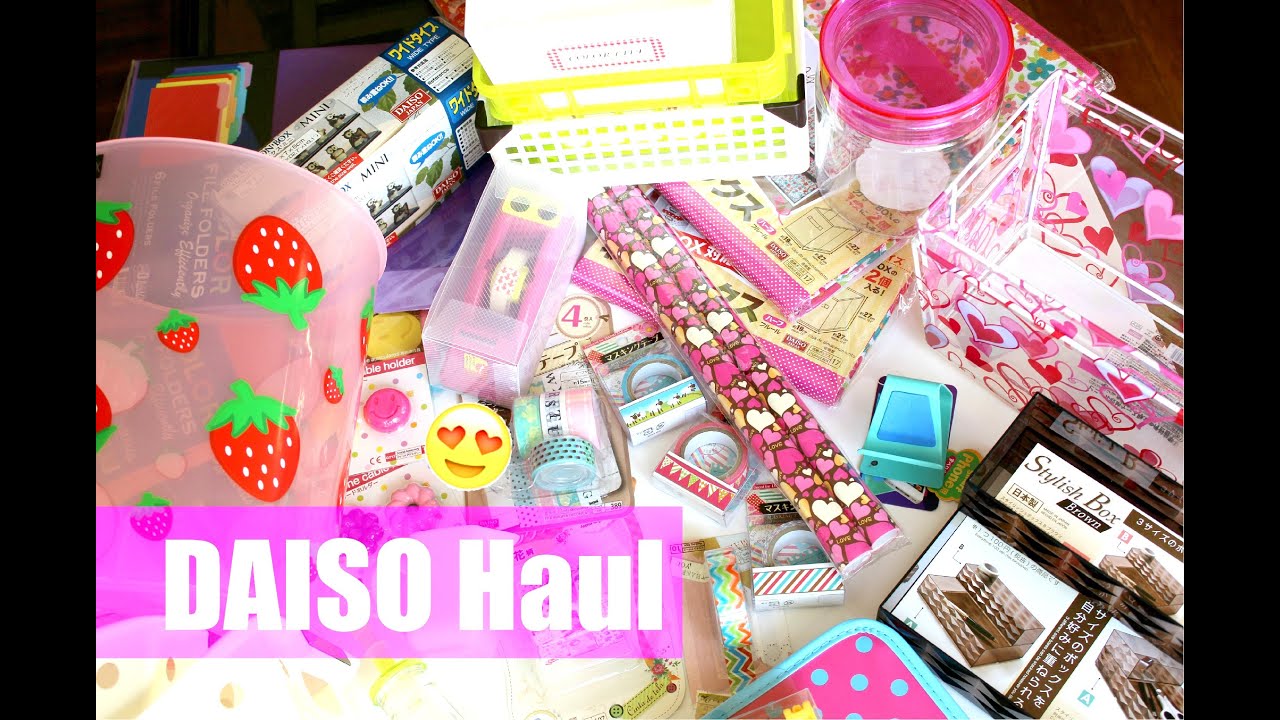 Dollar Store Haul From Daiso
