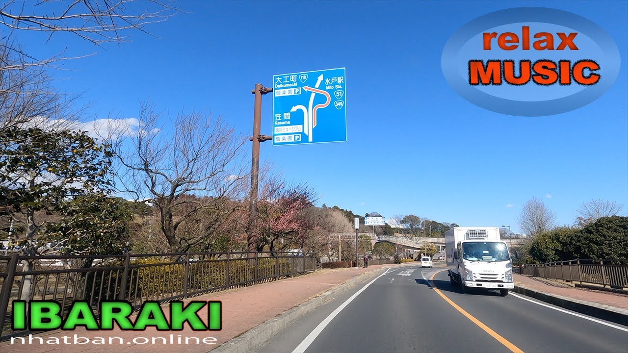 Driving tour Around Mito Ibaraki in the winter #4k# japan #ibaraki | Explore Japan
