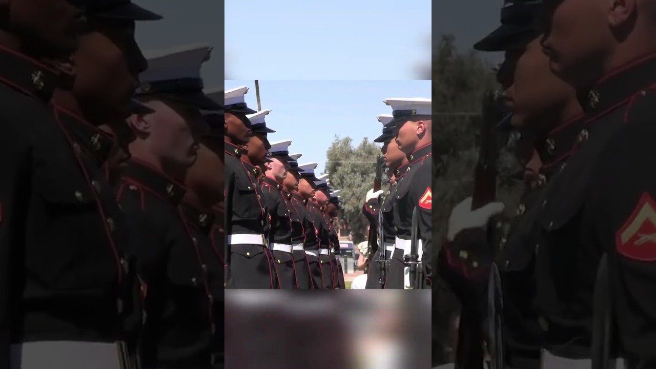 U.S. Marines Silent Drill Platoon Precision Performance