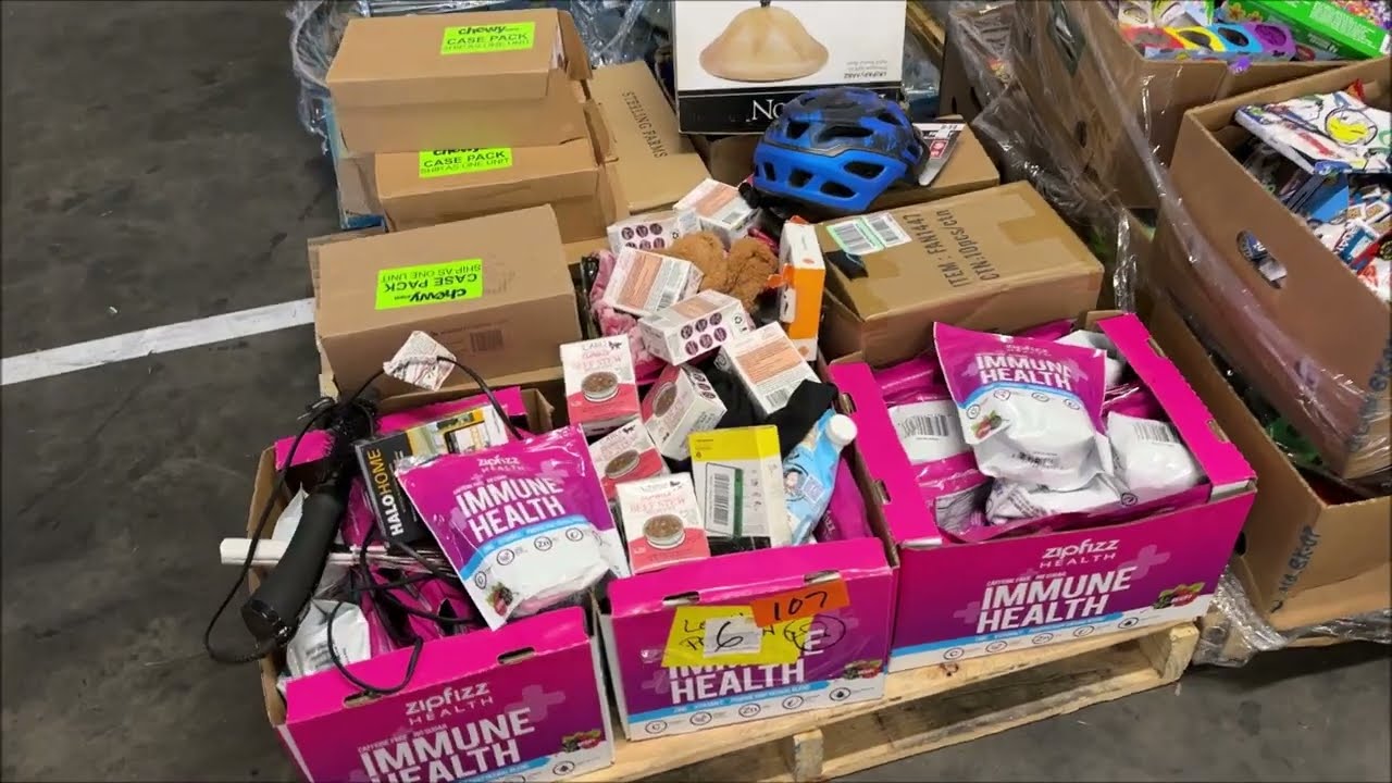 I Flew Across The Country and Bought 49 Merchandise Pallets at Auction