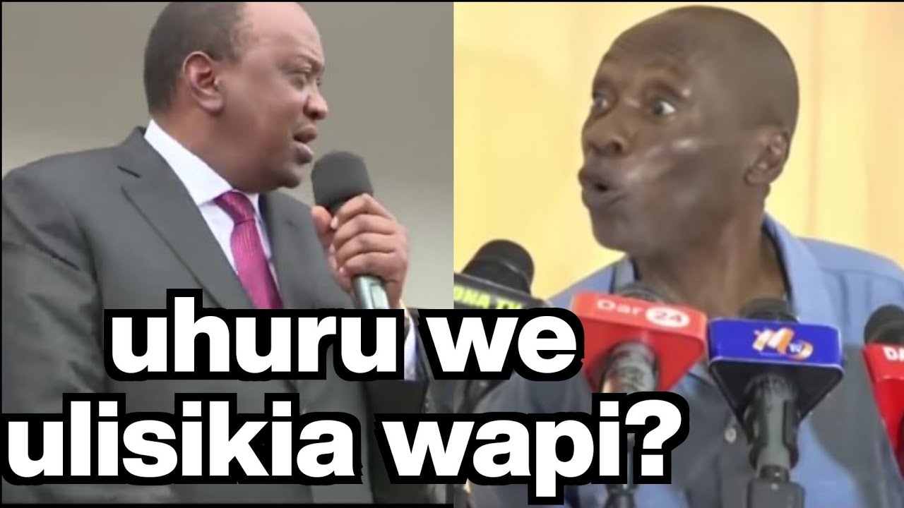 WE ULISIKIA WAPI..... UHURU KENYATTA VS BWEGE DP RUTO AND LUNYAGAPUO.