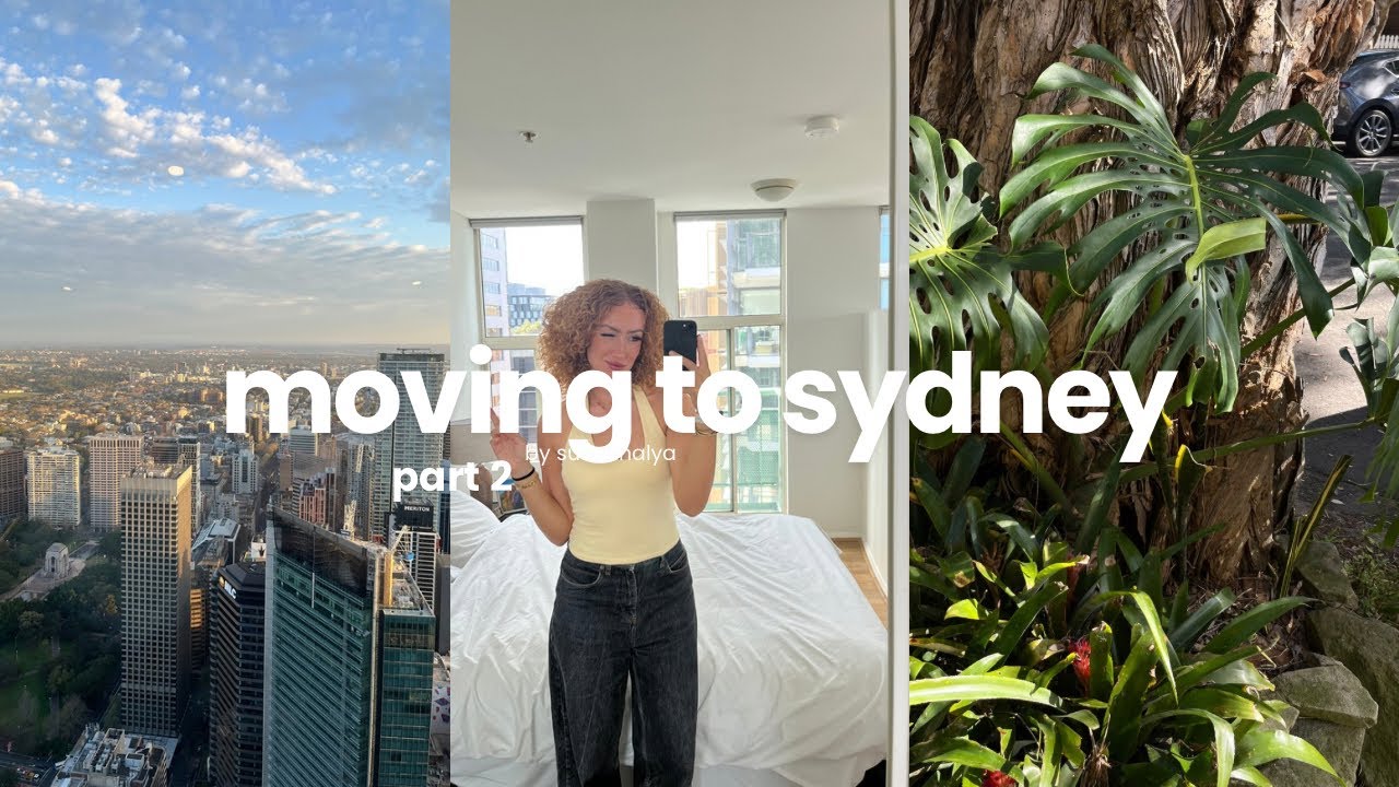 moving to sydney 🇦🇺 | travelling for 25 hrs & exploring the city 