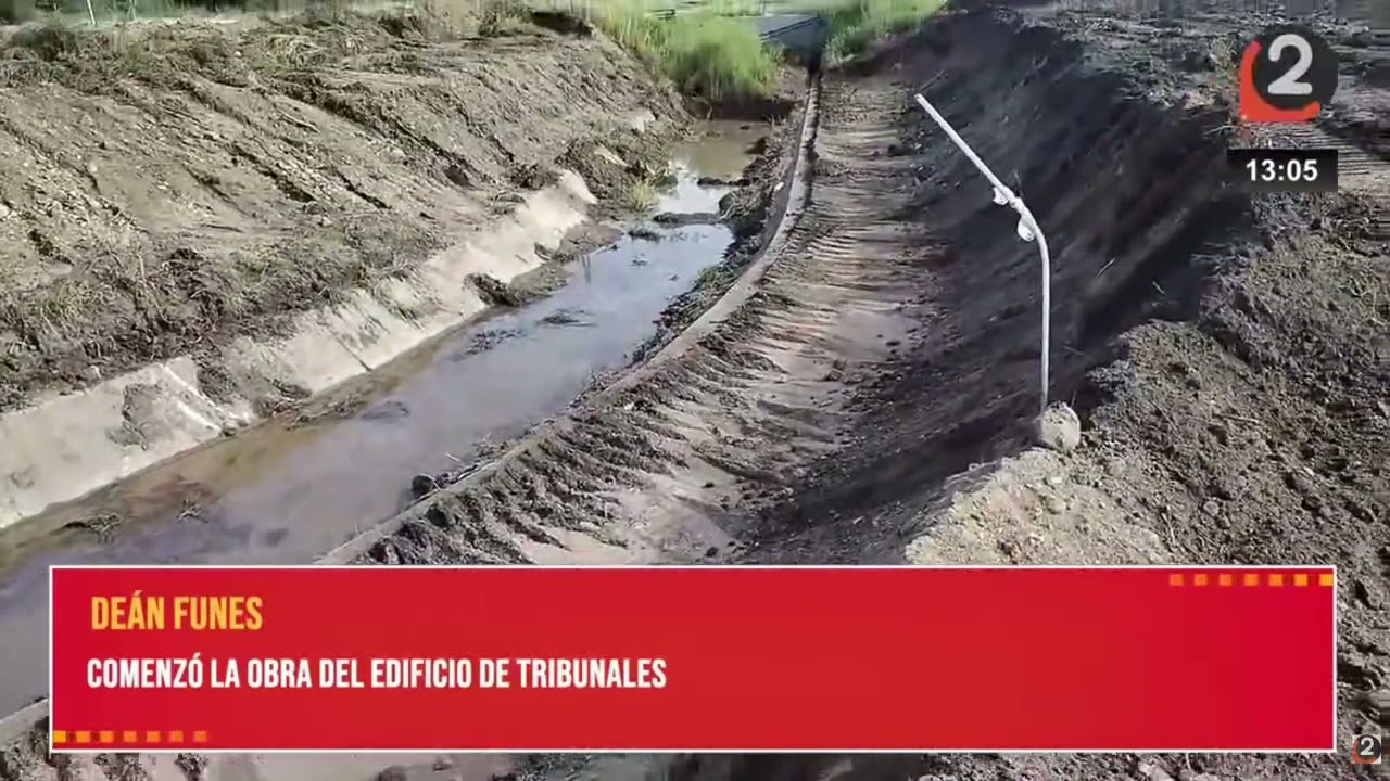 🏗️ Deán Funes: comenzó la obra del nuevo edificio de Tribunales