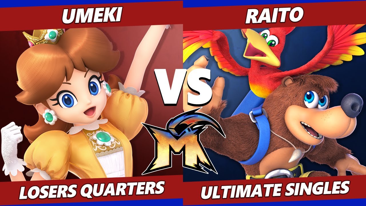 Mjolner 0 Losers Quarters - Umeki (Daisy) Vs. Raito (Banjo Kazooie) SSBU Ultimate Tournament