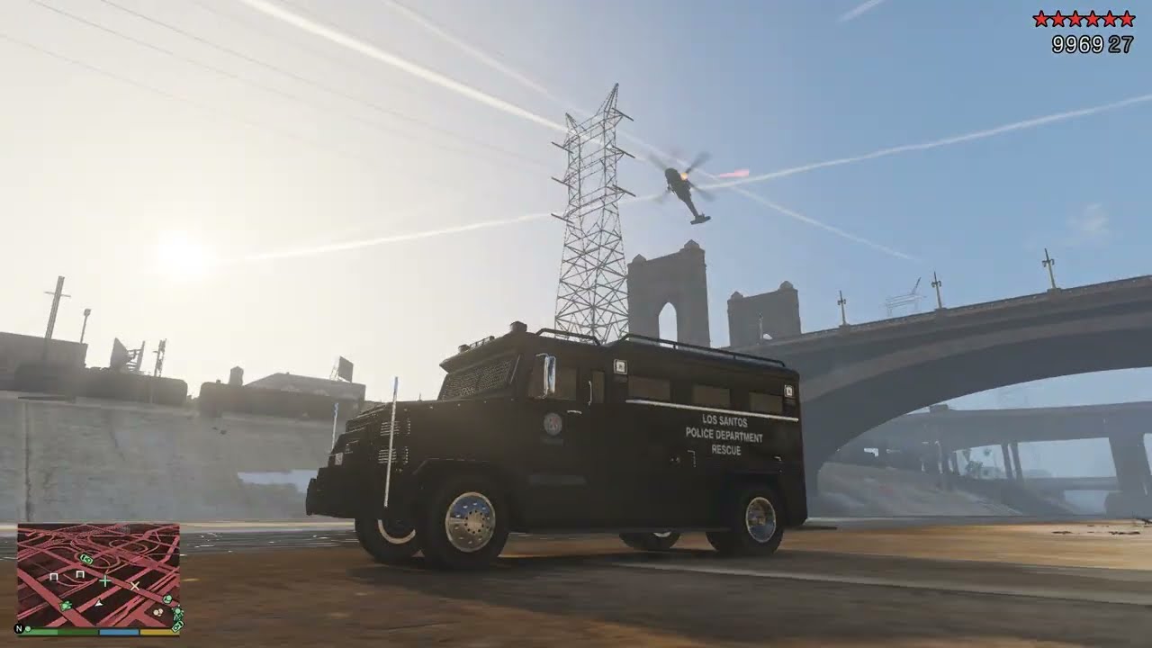 GTA 5 - Madrazo Cartel Attack + 10 Star Wanted Level Escape (RDE 4.1.2)