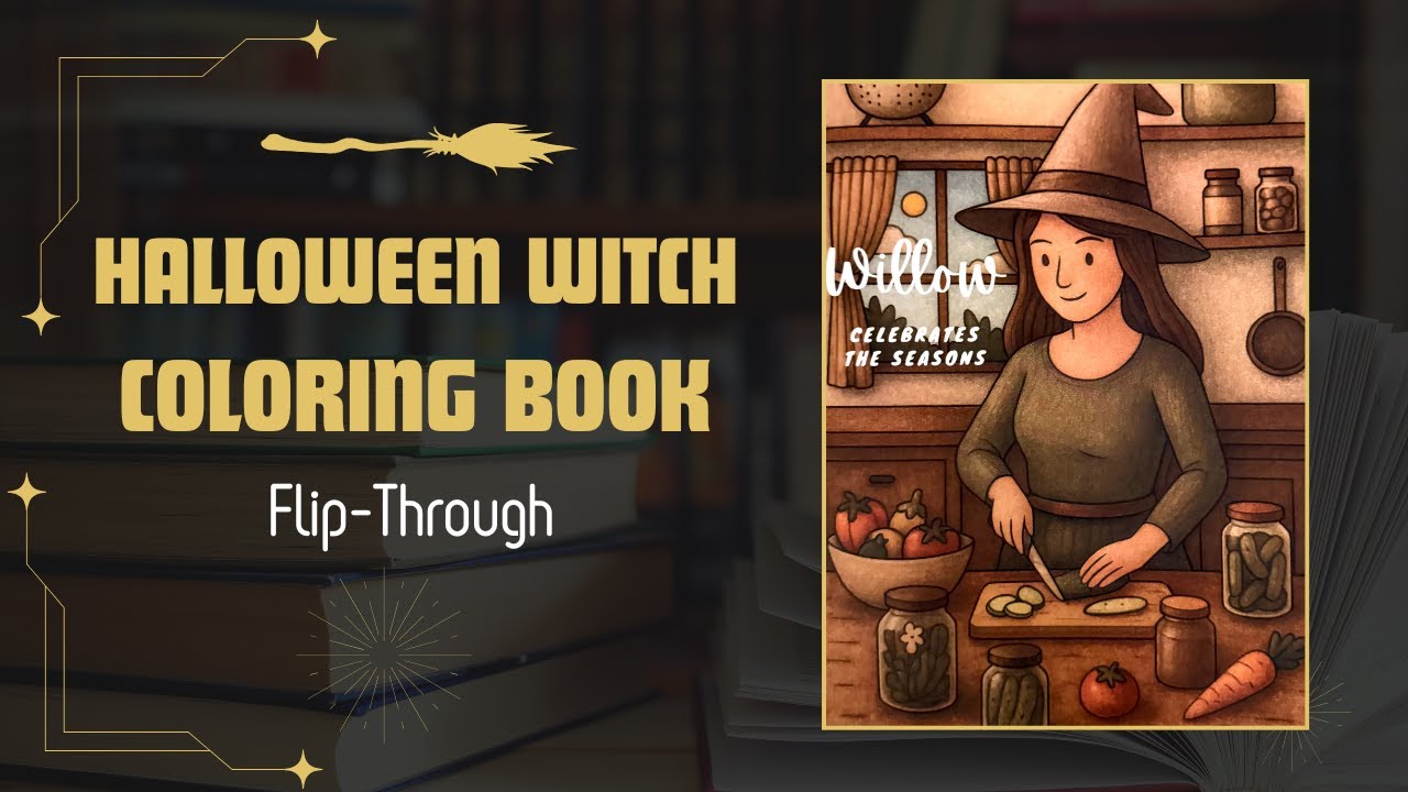 ✨ Coloring Book Flip | Willow the Witch ✨