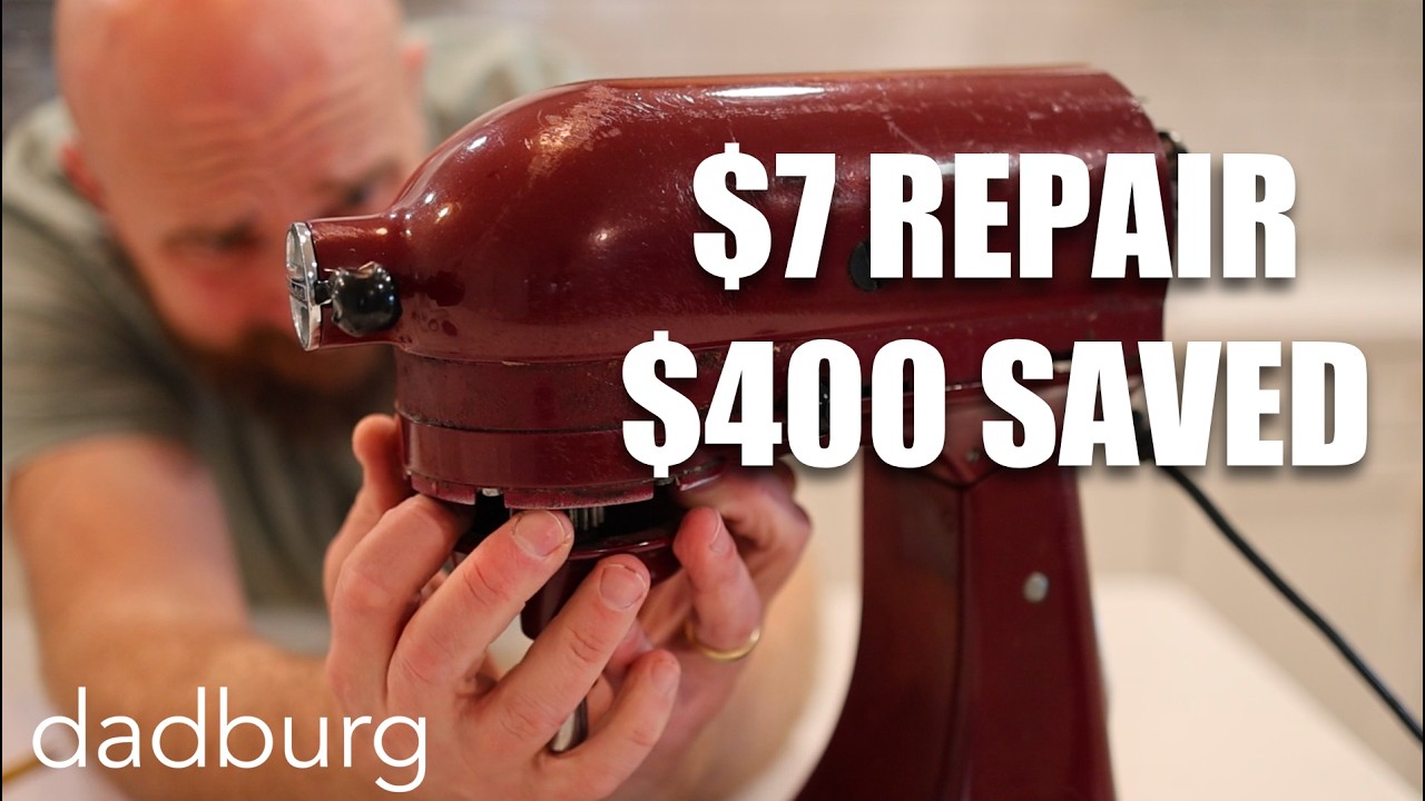 $50 Kitchen Aid Mixer Fix...from Facebook Marketplace to Fantastic Masterpiece