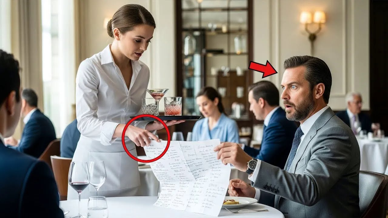 Kellnerin deckt Fehler des Milliardärs auf — Minuten später holt er sie ins Büro.