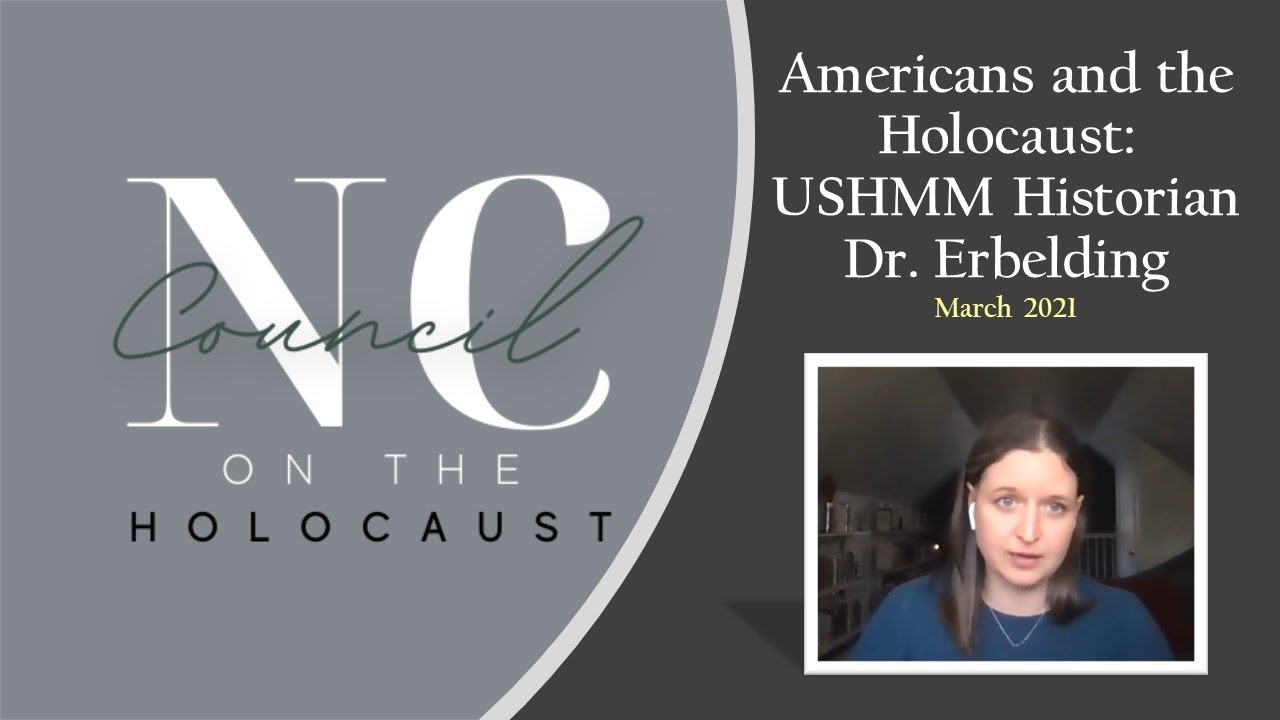 Americans and the Holocaust Dr  Erbelding