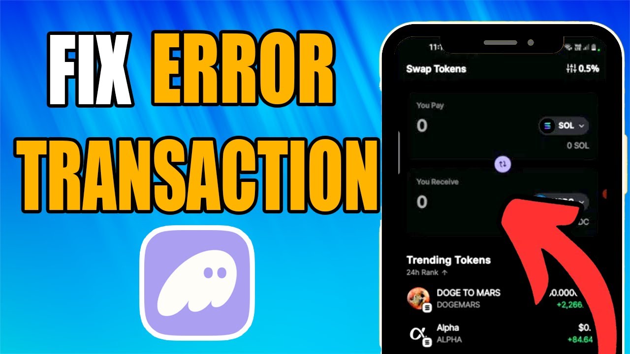 How To Fix Transaction Error In Phantom Wallet - New Method