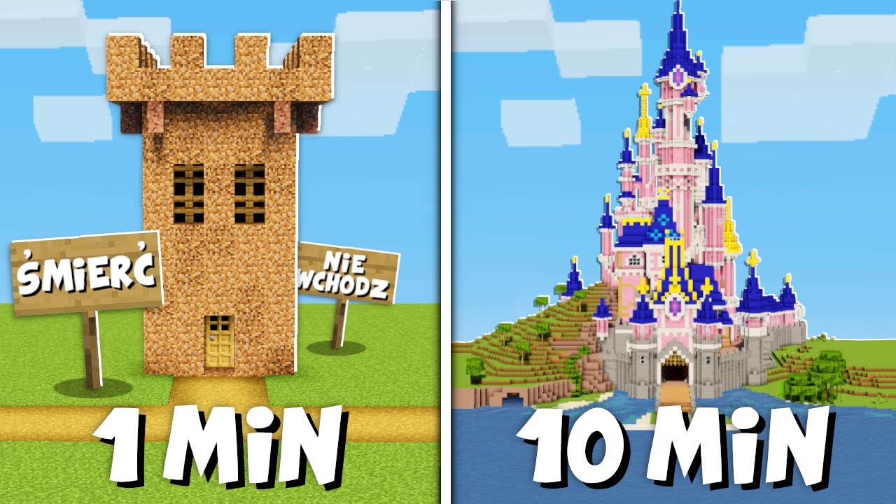 10 LOSOWYCH WIDZÓW buduje ŚREDNIOWIECZE w MINECRAFT!