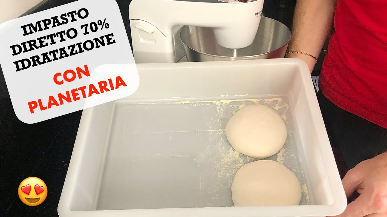 Impasto diretto 70% idratazione con planetaria 🍕