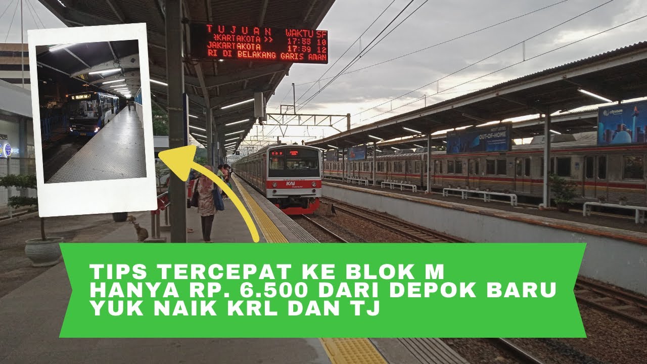 Tije, Commuter Route Tercepat dan Praktis dari Depok Baru ke Blok M Transit 2 Kali Cawang Sama GBK