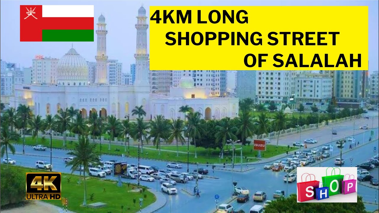 4KM long Shopping street of Salalah I An evening ride