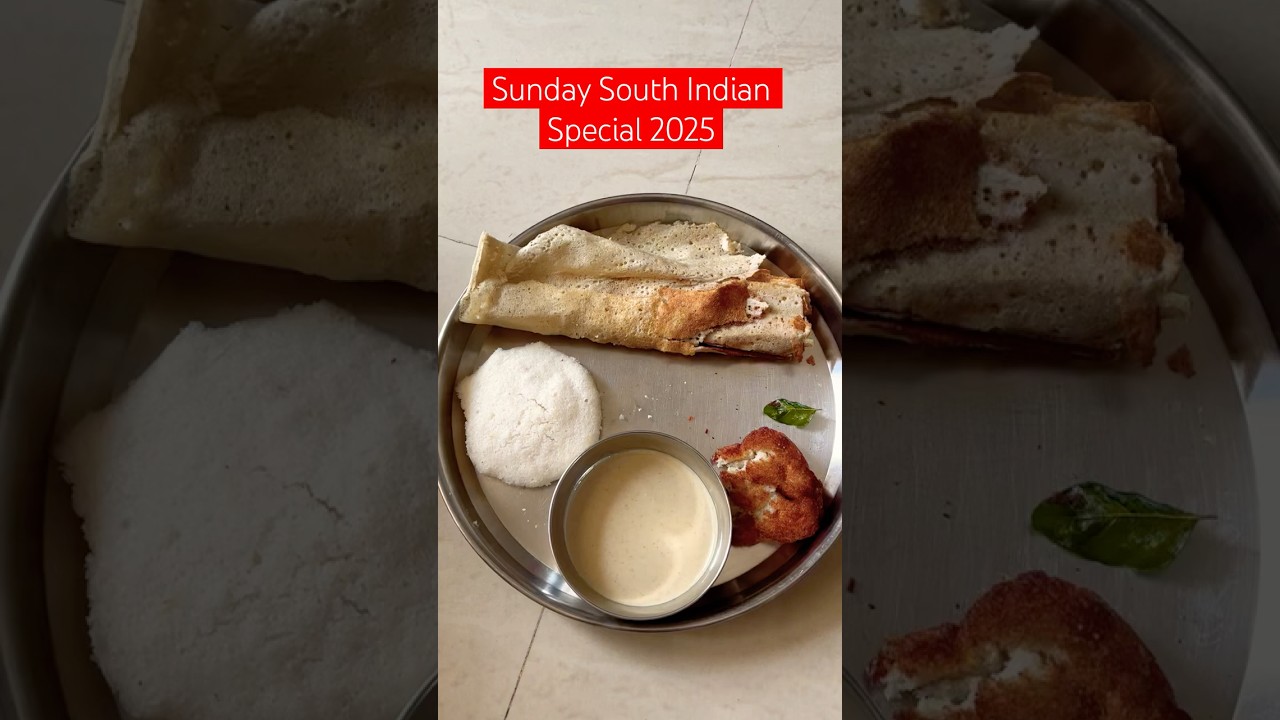 Sunday Special South Indian Food👍😍#southindianfood #foodvlog #testfood #healthyfood #indianfood