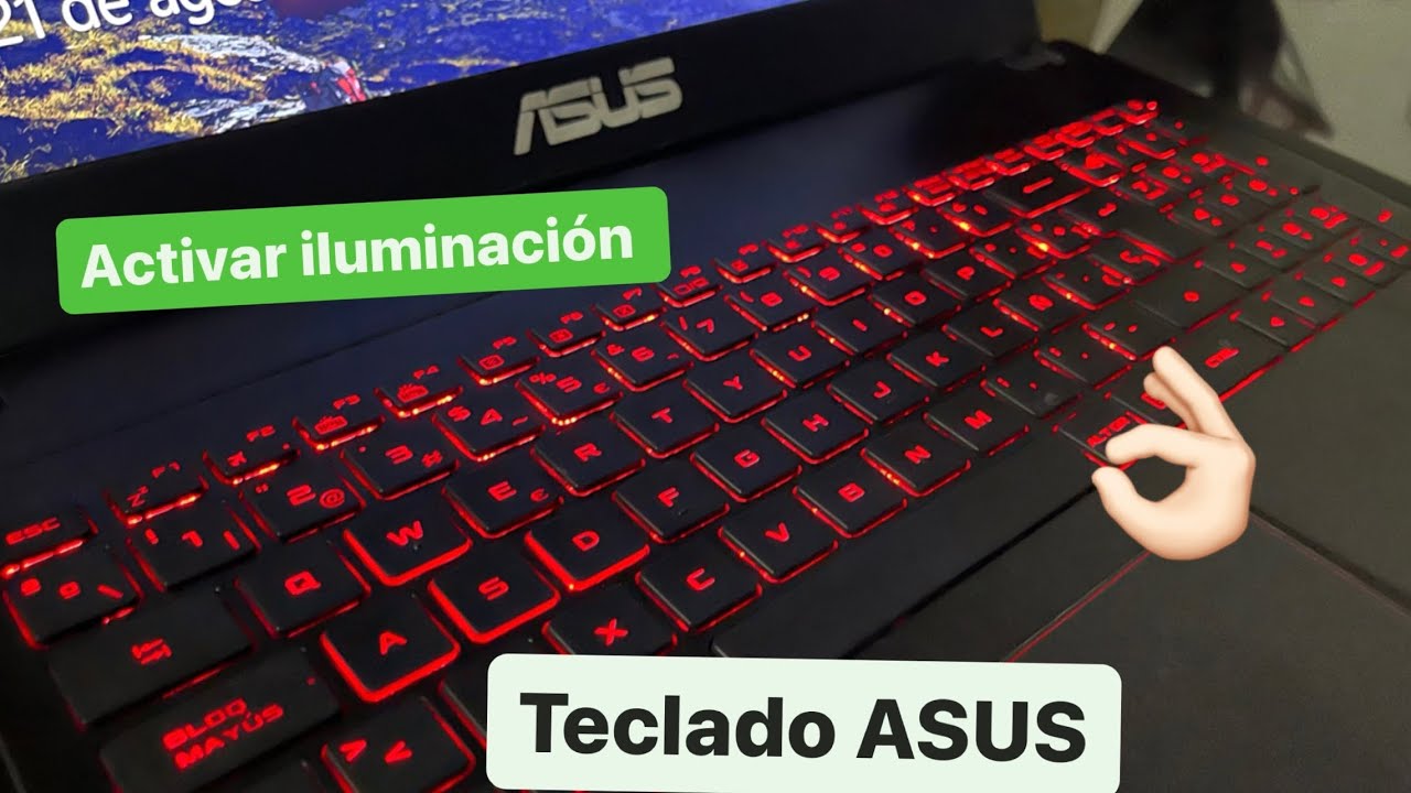 Cómo activar la iluminación del TECLADO en ASUS después de formatear 100% comprobado