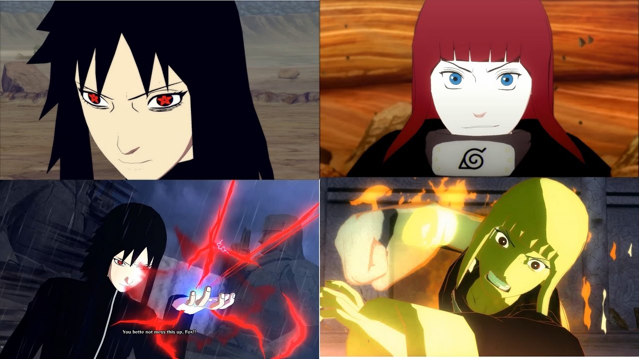 Naruto Shippuden Ultimate Ninja Storm 4 Original Girls Kyuubi/Uchiha Movesets Mod