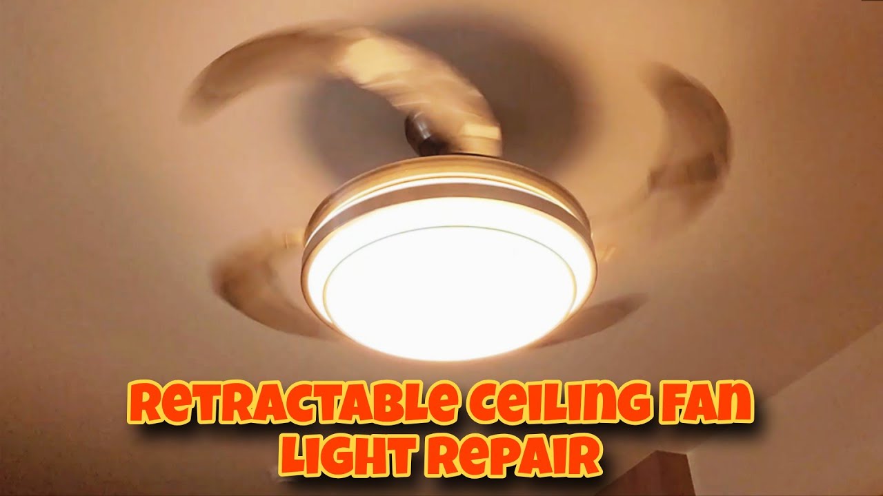 How to Replace the LED Light on a Retractable Ceiling Fan Light (in FIL) / #endiyneer