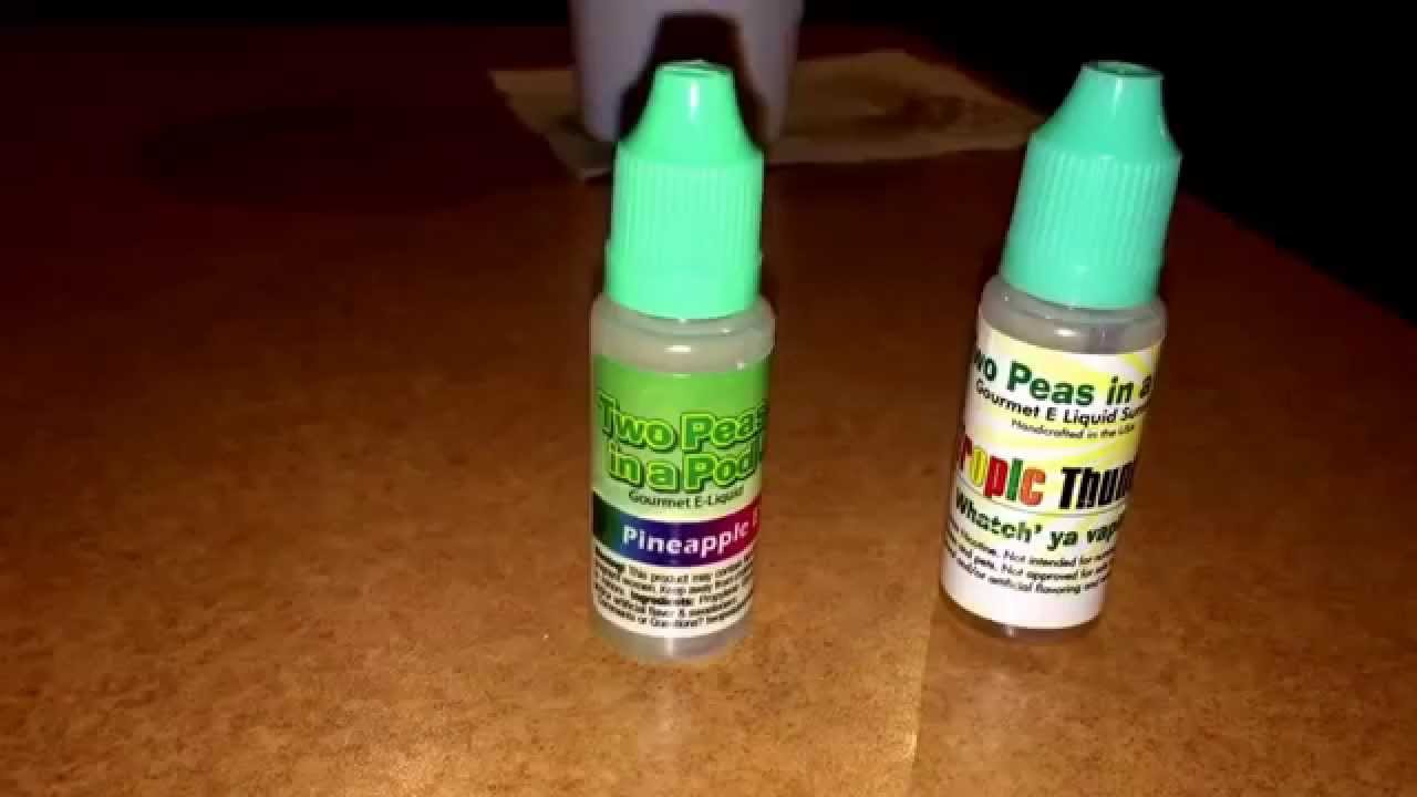 Budget vaping with Scott ejuice review two peas in a pod