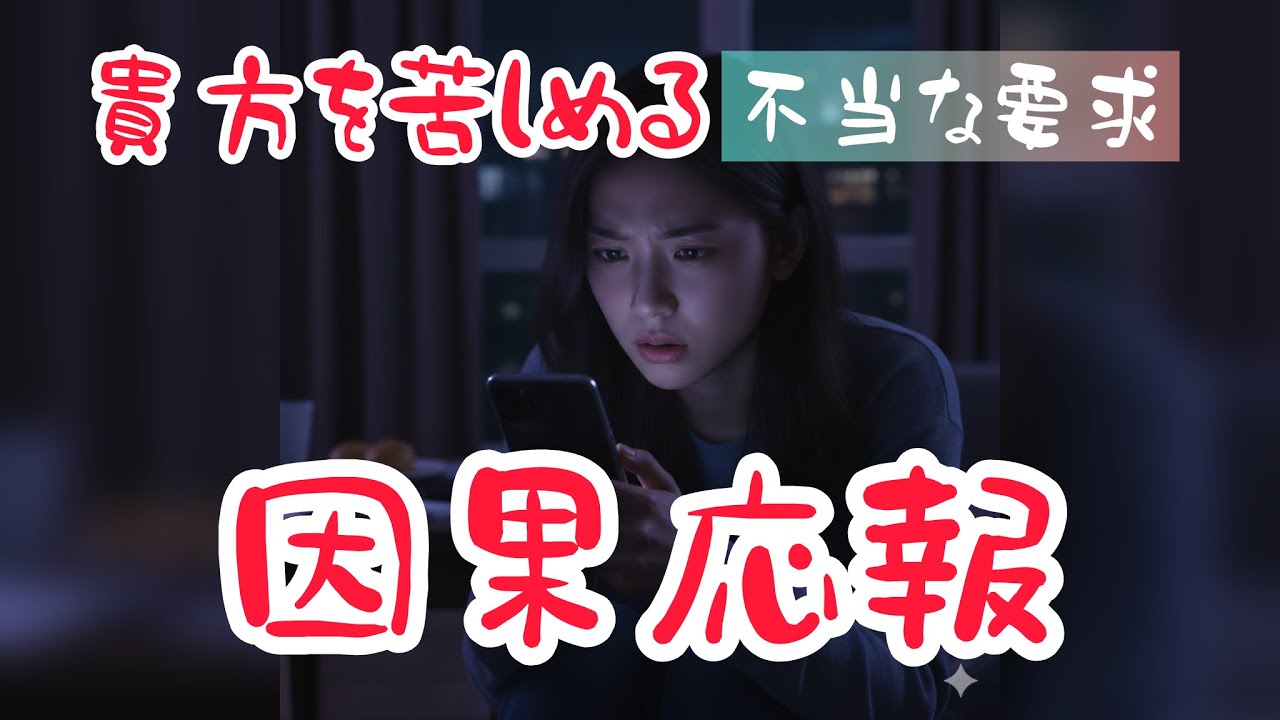 因果応報👿貴方に不当な請求や要求をする者への地獄の扉🚪Open👿