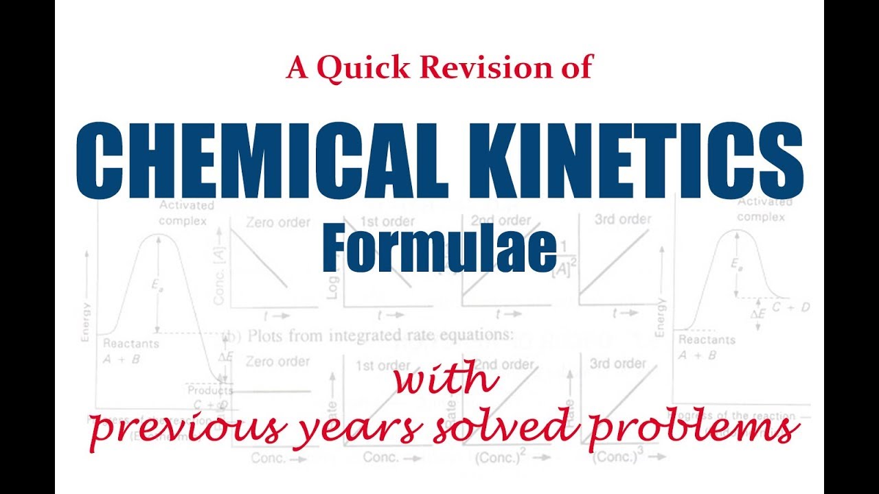 CHEMICAL KINETICS - A Quick Revision | All Previous Questions Solved