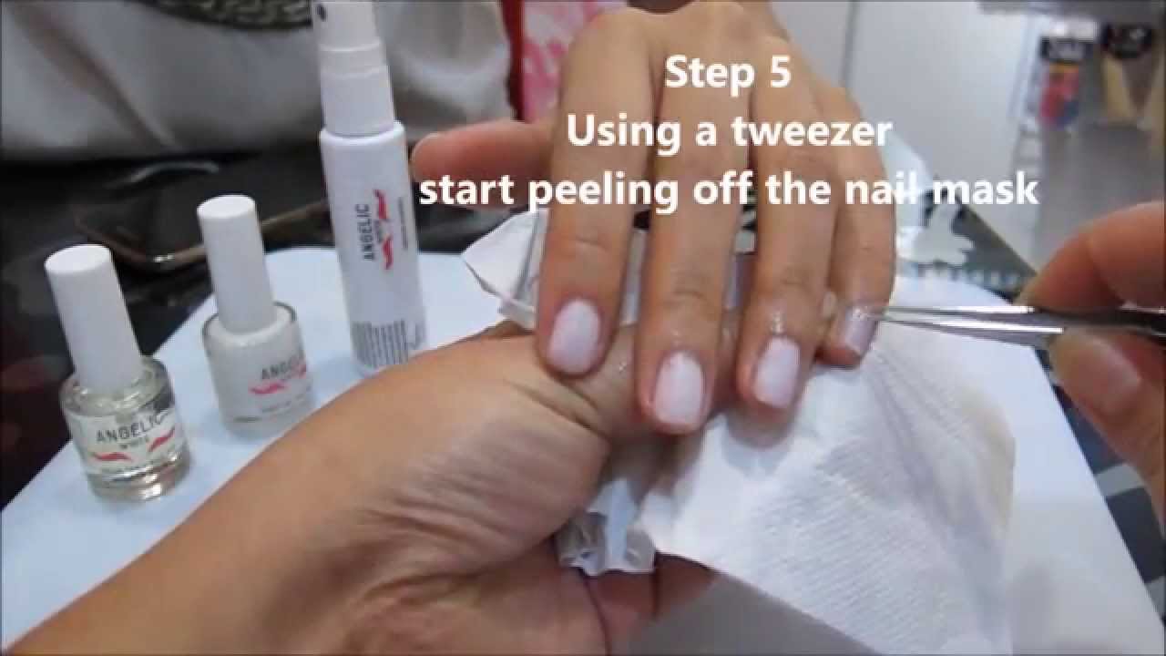 Angelic White Nail Mask Tutorial