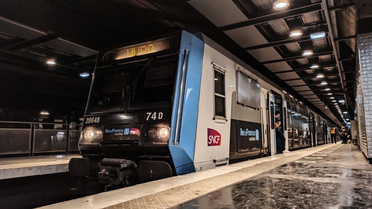 (RER D) Trajet (direct) à bord d'une Z20500 IDFM FUCA de VSG à MAA