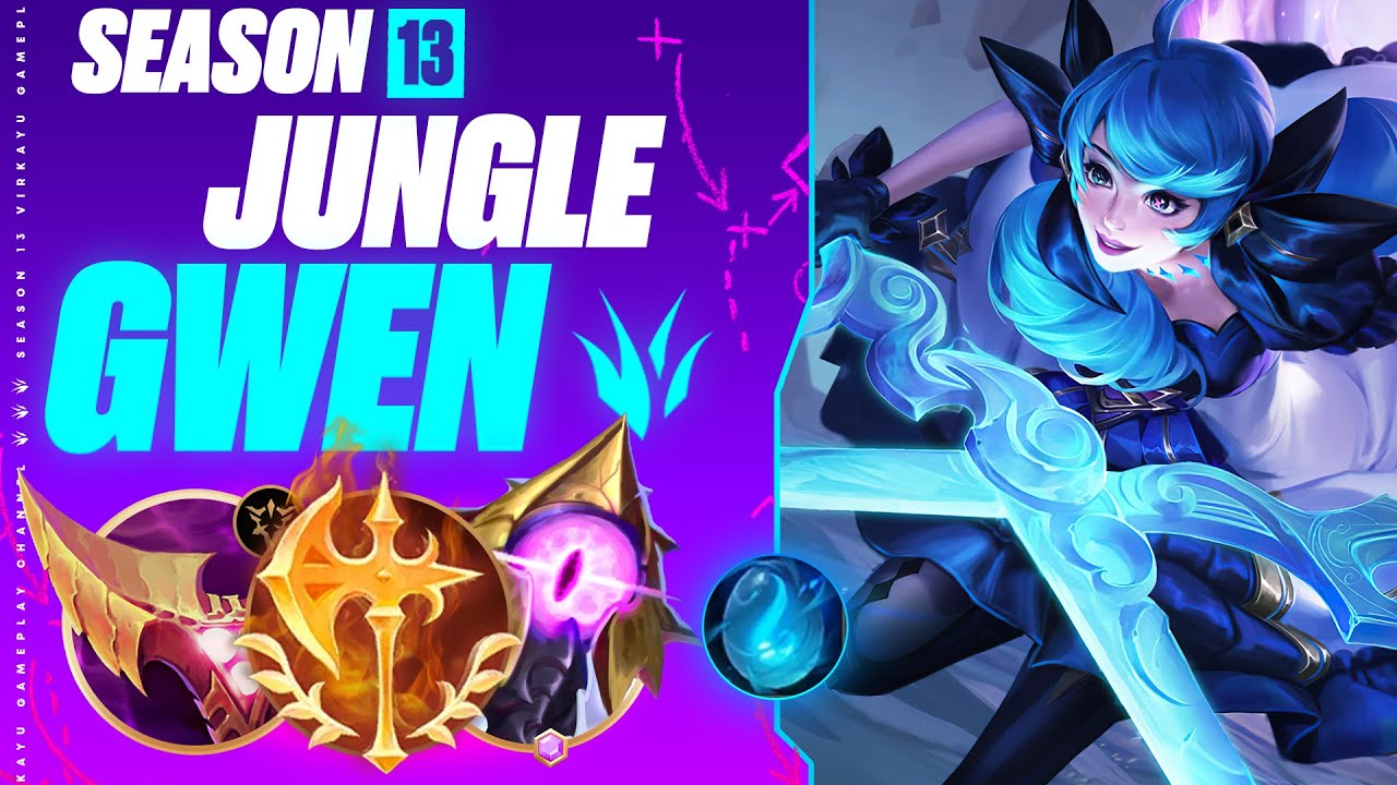 How GWEN JUNGLE Can Do EVERYTHING To Carry In Season 13! ✂ | Challenger Jungle Guide