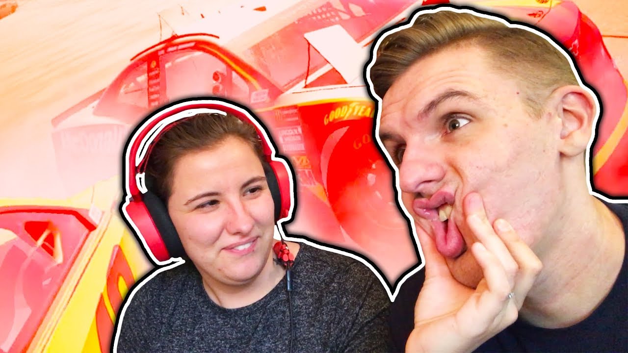 WE MAKE THIS GAME ENJOYABLE LOL // NASCAR Heat 3 Online Racing (ft. GF Jess)