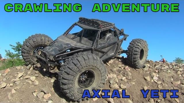 Axial Yeti 1/10 Rocky Construction Site Crawling 4x4!