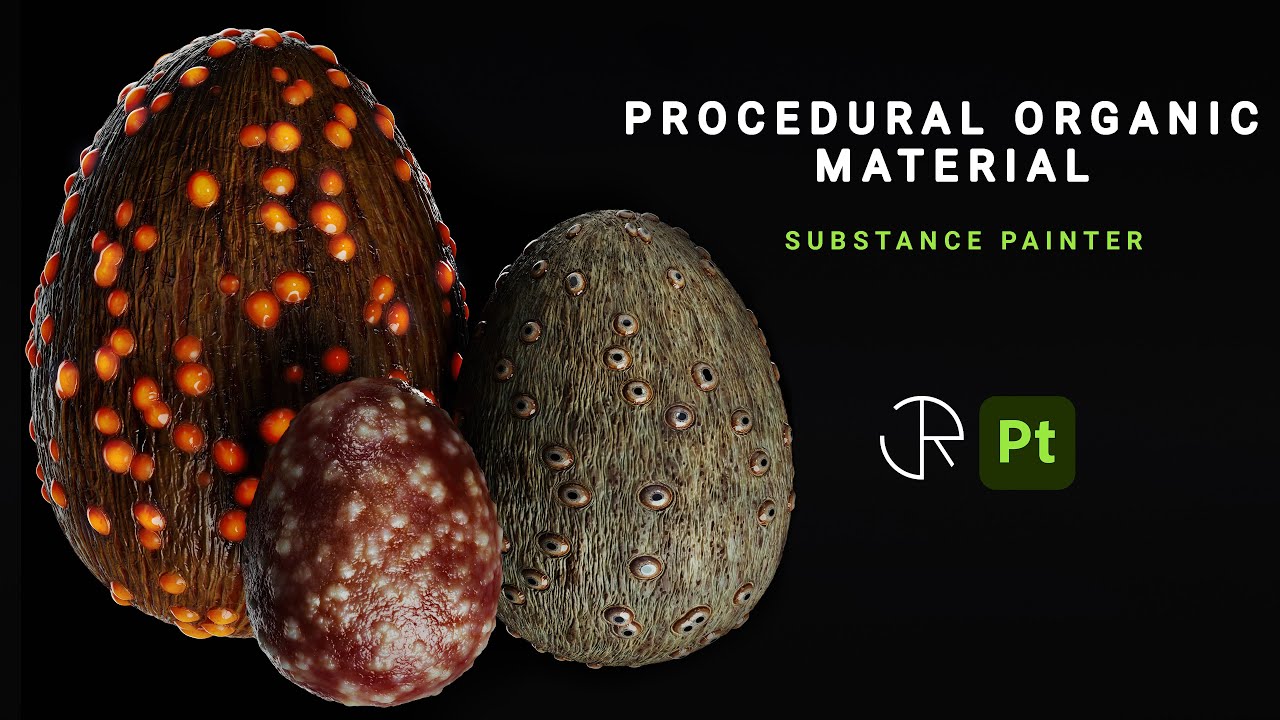 How Make a Procedural Organic Material in Substance Painter