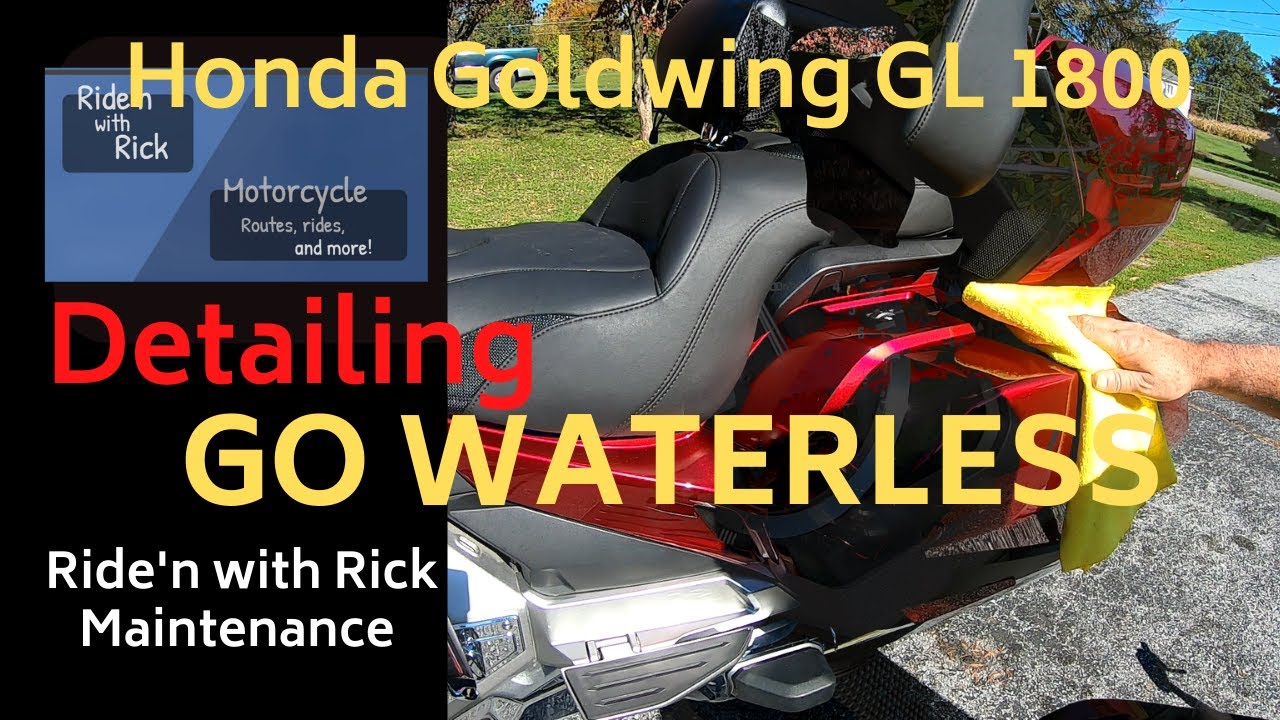 GO WATERLESS! - Detailing the 6th gen Honda Goldwing GL1800