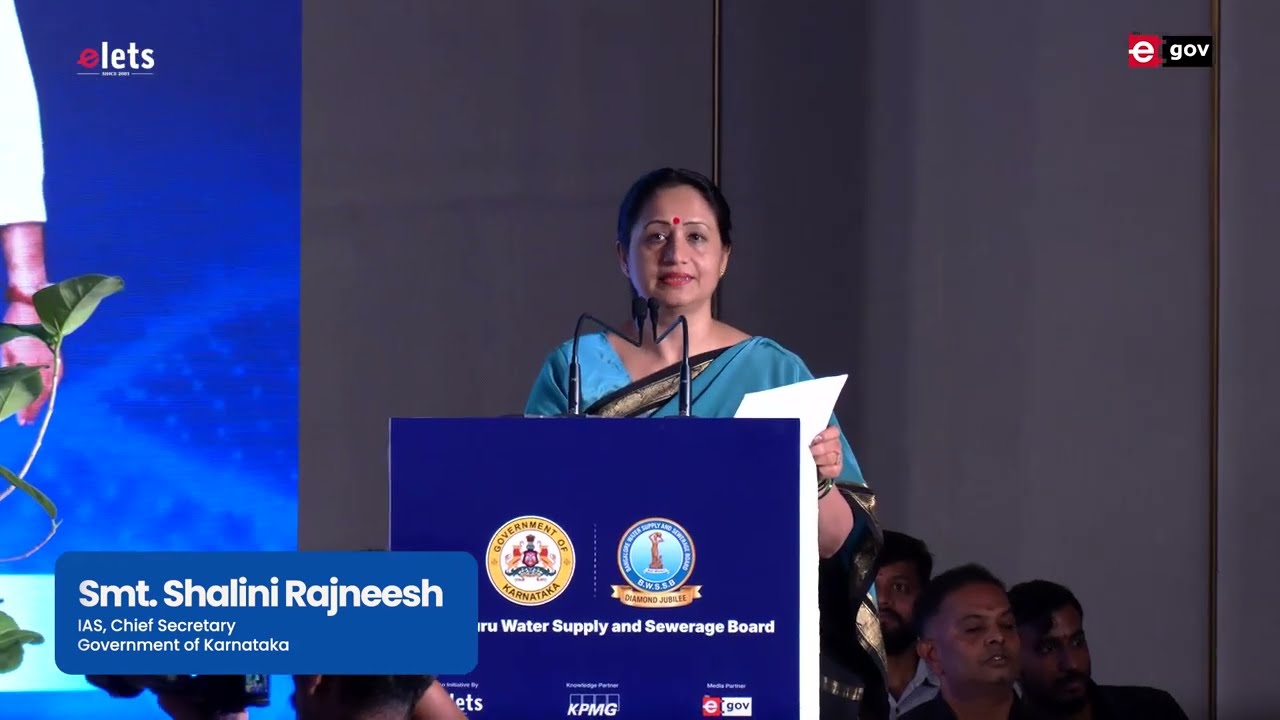 Smt. Shalini Rajneesh, IAS, Chief Secretary, Govt. of Karnataka | National AI Summit on Water 2026