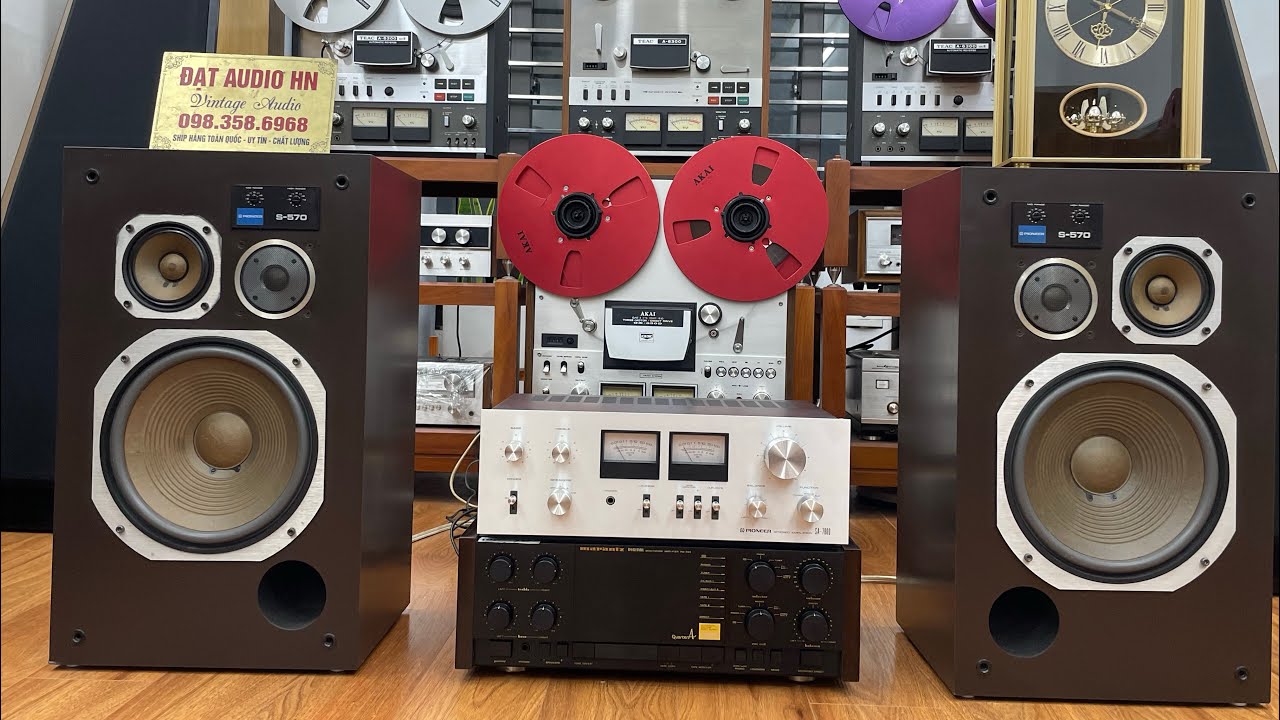 Loa Pioneer S-570 Tiếng phê Quá Ghép Cùng Pioneer 7800 Hết thuốc Cả Bộ Giá Tốt  Mời AE 098.358.6968