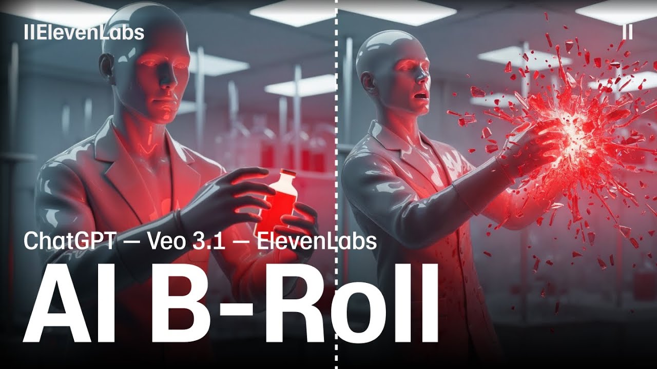 Создавайте вирусные 3D-анимации с помощью ChatGPT и Veo 3.1 (Рабочий процесс с ИИ)