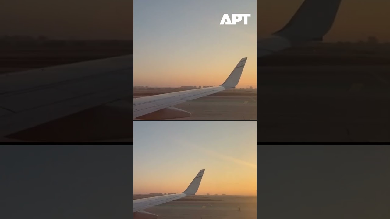Passengers Receive Missile Alerts While Waiting on Plane at Israel's Largest Airport | APT