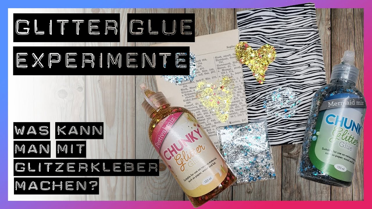Experimente mit Glitzerkleber 😱 Wozu ist das Zeug gut? Hot oder Schrott?