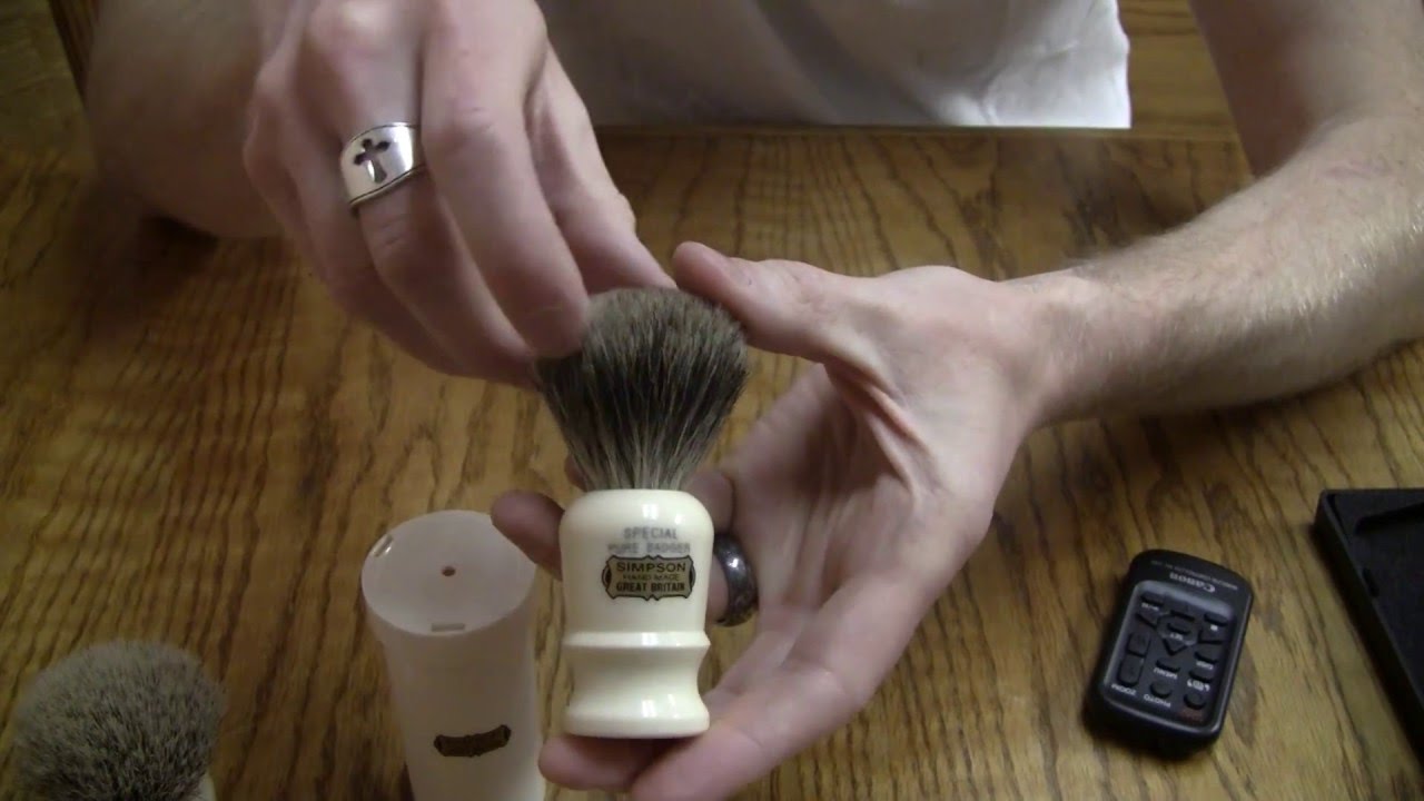 Simpson Special Pure Badger Shaving Brush the Nitty Gritty
