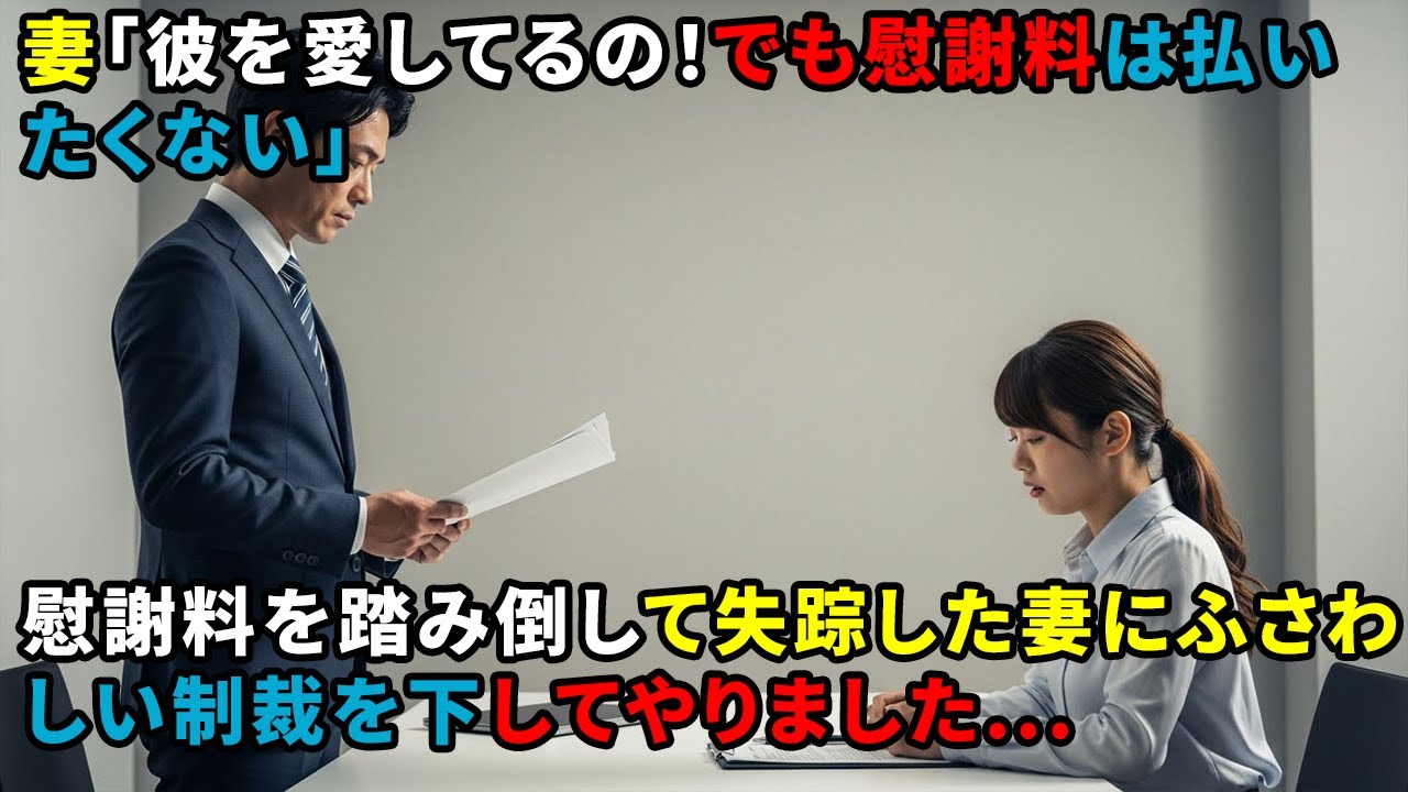 妻「彼を愛してるの！でも慰謝料は払いたくない」慰謝料を踏み倒して失踪した妻にふさわしい制裁を下してやりました