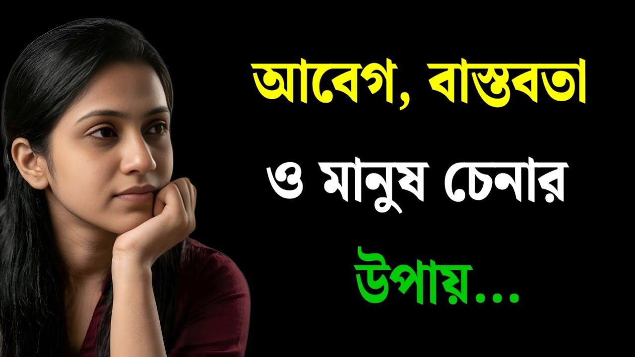 আবেগ, বাস্তবতা ও মানুষ চেনার উপায়   Emotional Motivational Speech in Bangla