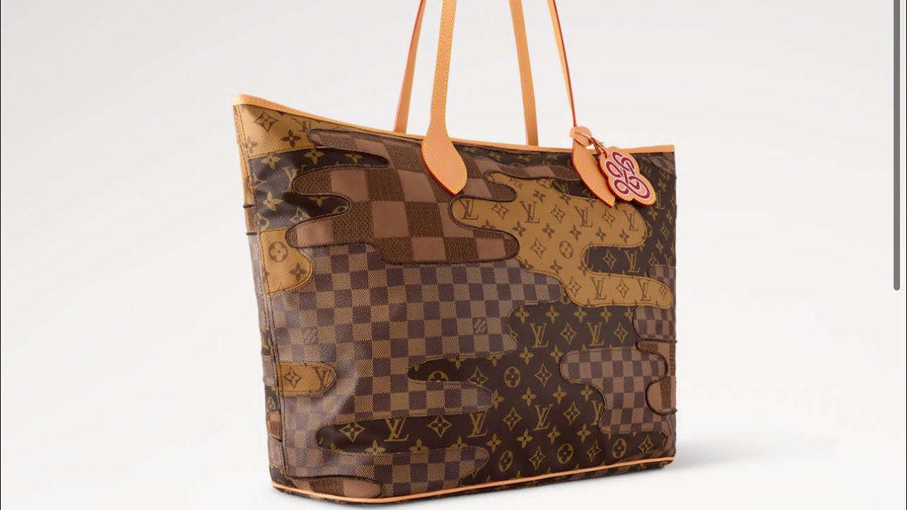 Pharrell designed nevereverfull extra large luxury travel bag from Louis Vuitton 